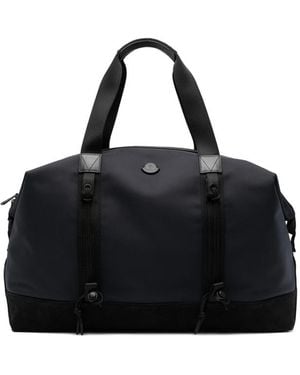 Moncler Tech Duffle Weekend Holdall Bag - Black