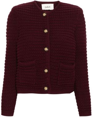 Ba&sh Gaspard Cardigan - Purple