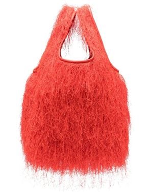 Dries Van Noten Tote Bags - Red