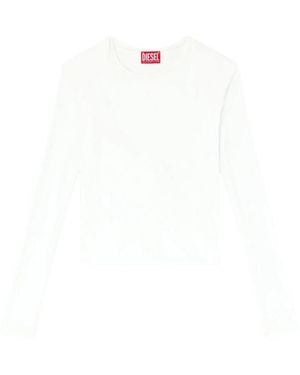 DIESEL Rucked-Up Long-Sleeve T-Shirt - White