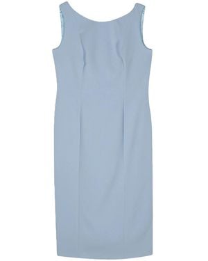 Fely Campo Bow-Detailed Midi Dress - Blue