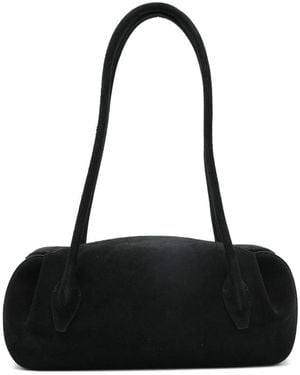 Yuzefi Oyster Shoulder Bag - Black