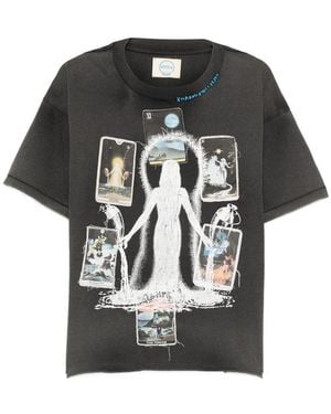 ERCOLE STUDIO Graphic-Print T-Shirt - Black