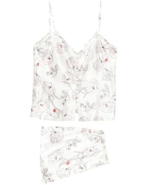 Olivia Von Halle Pyjamas - White