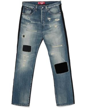 Junya Watanabe Patchwork Jeans - Blue