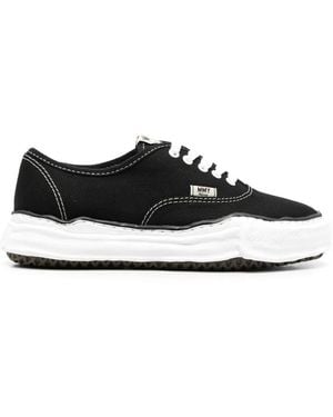 Maison Mihara Yasuhiro Baker Canvas Low-Top Trainers - Black