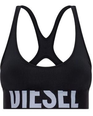 DIESEL Seamless Sports Bra - Black