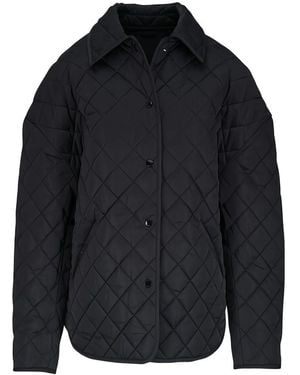 TOTEME Collared Quilted Jacket - Black