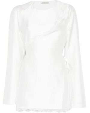 Viktoria Chan Eos Lace-Detail Top - White