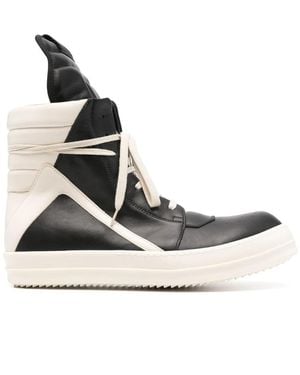 Rick Owens Geobasket High-Top Trainers - Brown