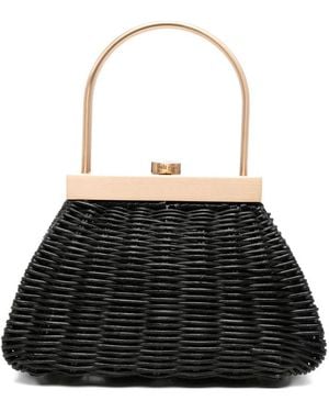 Cult Gaia Mini Estelle Top-Handle Bag - Black