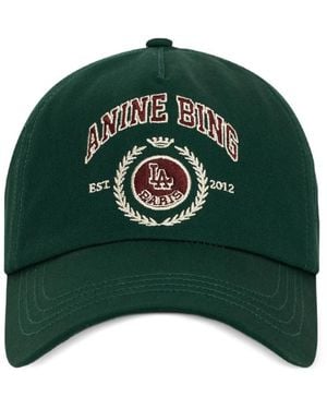 Anine Bing Jeremy Baseball Cap Collegiate - Green