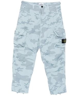 Stone Island Straight Trousers - Blue
