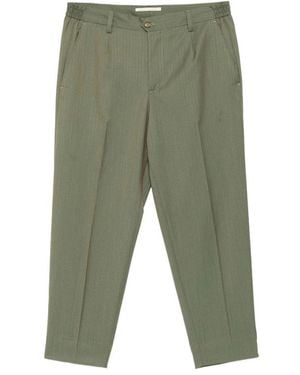 BRIGLIA Portofinos Pleated Trousers - Green