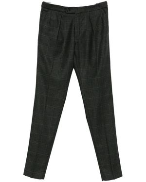 【takです】INCOTEX Slacks Linen Trousers Incotex Tapered Fit Pleated Linen Slacks Light Beige at