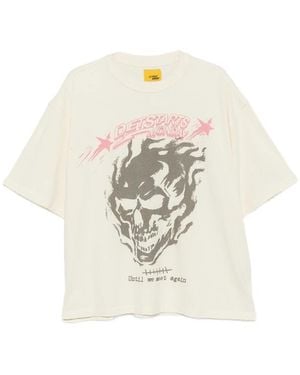 DIET STARTS MONDAY Graphic-Print T-Shirt - White