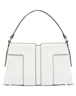 Elisabetta Franchi Faux-Leather Shoulder Bag - White