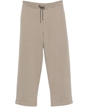 Woc Drawstring-Waist Track Pants - Gray
