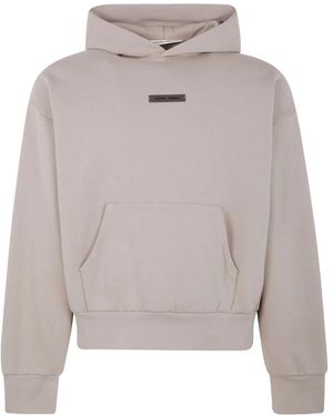 Fear Of God Logo-Motif Hoodie - Grey