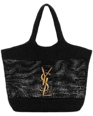 Saint Laurent Tote Bags - Black