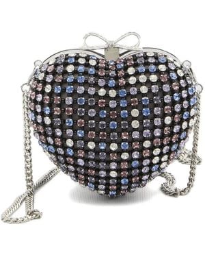 Self-Portrait Clutch Bags - Black
