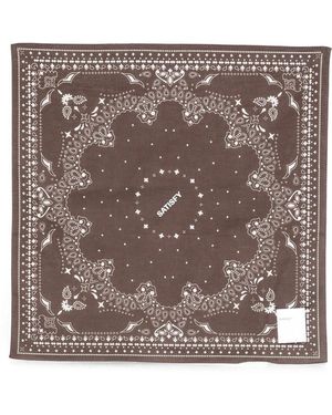 Satisfy Softcell Paisley-Print Bandana - Brown