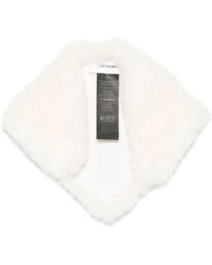 Yves Salomon Scarves - White