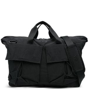 Y-3 Logo Patch Tote Bag - Black