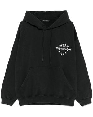 Cole Buxton Logo-Print Hoodie - Black