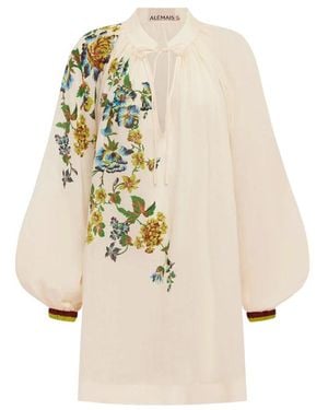 ALÉMAIS Phyllis Mini Dress - Natural