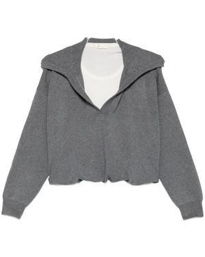 ELEH Long-Sleeve Sweater - Gray