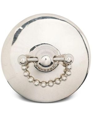 Panconesi Lamina Barbell Brooch - Metallic
