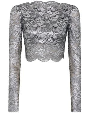 Rabanne Cropped Top - Grey