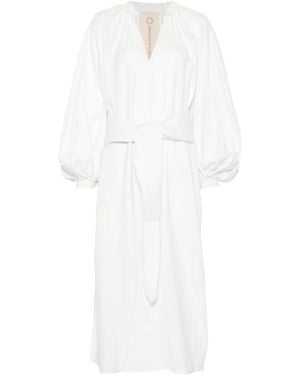 Marrakshi Life Tie-Waist Dress - White