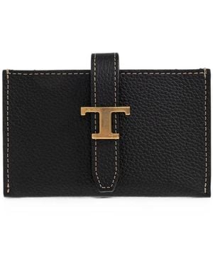Tod's Leather Wallet - Black