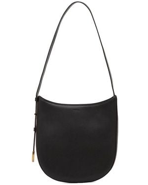 Sessun Sac À Bandoulière En Cuir - Black