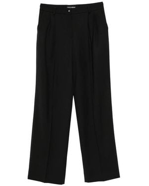 Dolce & Gabbana Wide Trousers - Black