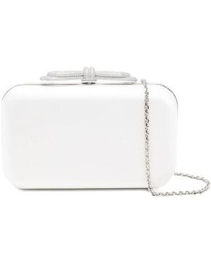 Mach & Mach Clutch Bags - White