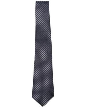 Canali Pattern Tie - Blue