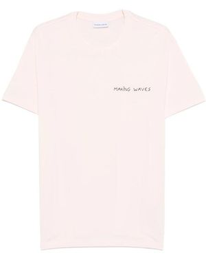 Maison Labiche Popincourt Embroidered T-Shirt - Pink