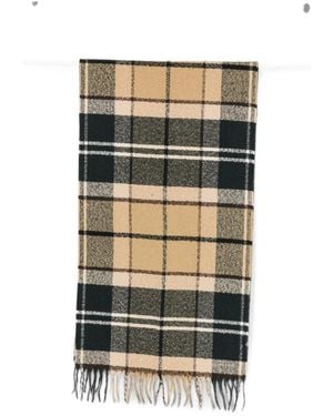 Barbour Deanna Tartan Fringed Scarf - Green