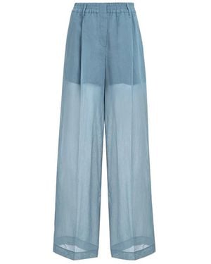 Brunello Cucinelli Trousers - Blue