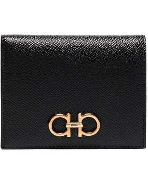 Ferragamo Gancini Folding Wallet - Black