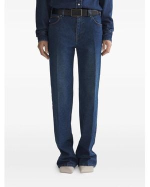 Mugler Straight Pants - Blue