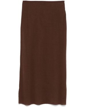 Soeur Bahia Midi Skirt - Brown