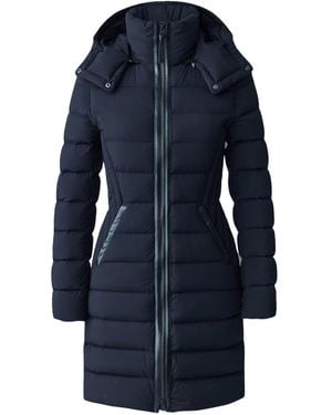 Mackage Farren Hooded Puffer Coat - Blue