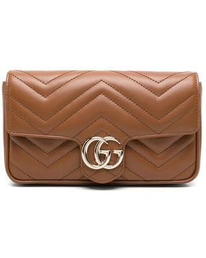 Gucci Clutch Bags - Brown