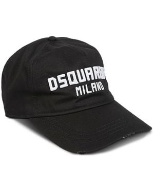 DSquared² Milano Patch Baseball Cap - Black