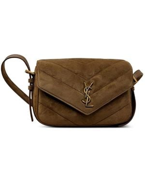 Saint Laurent Loulou Toy Cross Body - Brown