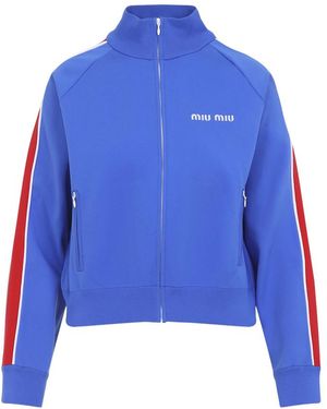 Miu Miu Zip-Throughs - Blue